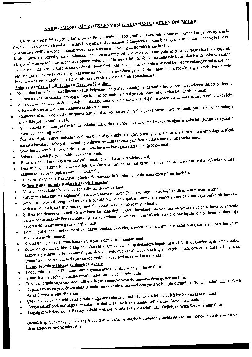 Soba Zehirlenmesine Nasıl Önlem Alınır Soba Zehirlenmesine Nasıl Önlem Alınır